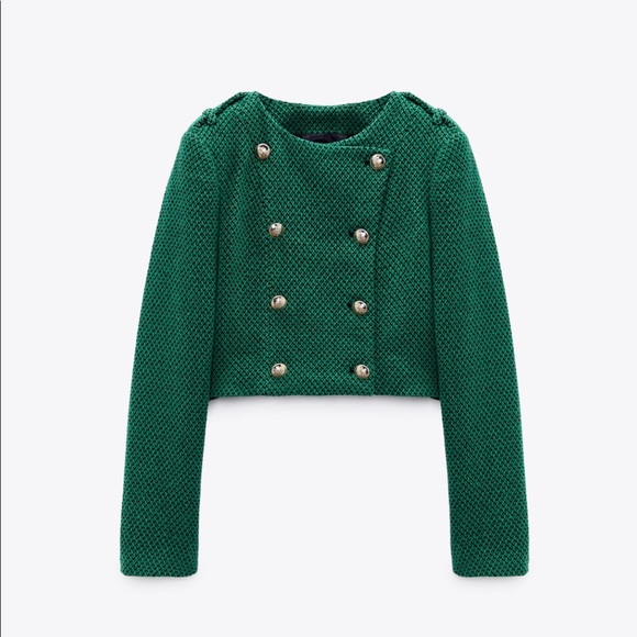 ZARA textured weave jacket - Picture 10 of 14